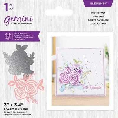 Afbeelding van Gemini Elements snijmal Outline Pretty Posy