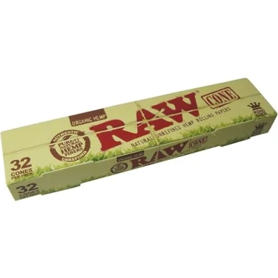 Afbeelding van RAW Organic UnRefine Pre Rolled Cone (1 1/4 maat)