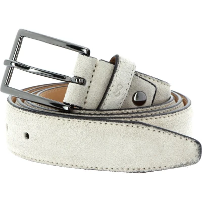 Afbeelding van SADDLER Leren Riem Falkenberg Belt W90 Beige