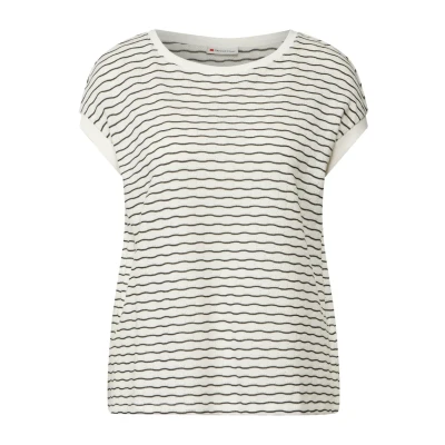 Afbeelding van Street One Tshirt print, Dames, Maat: 38, Weiß
