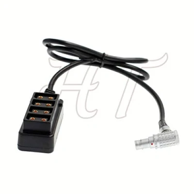 Afbeelding van HangTon Rechte hoek 0B 2 Pin D tap 4 Port Outlet Power Splitter Adapter 24 inch voor ARRI Alexa RED DSMC2 Camera en Batterij Pack (60cm, pin)