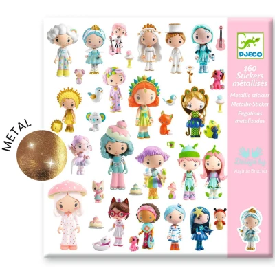 Afbeelding van Djeco stickers the little world of tinyly 160st