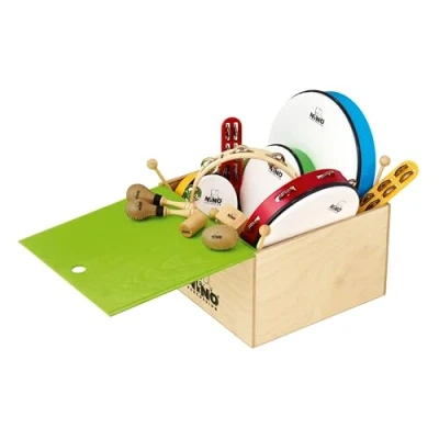 Afbeelding van Nino Percussion NINOSET012 WB percussie set 12 delig in kist