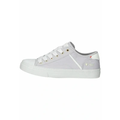 Afbeelding van Mustang Sneakers laag, Dames, Maat: 38, Lavendel Imitatieleer/ textiel