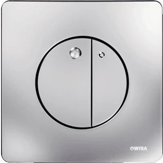 Afbeelding van WISA Gaia bedieningsplaat dualflush DF mat