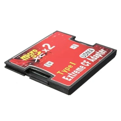 Afbeelding van KALEA INFORMATIQUE Adapter 2 MicroSDHC MicroSDXC MicroSD 3.0 naar Compact Flash CF I Capaciteit 128 GB