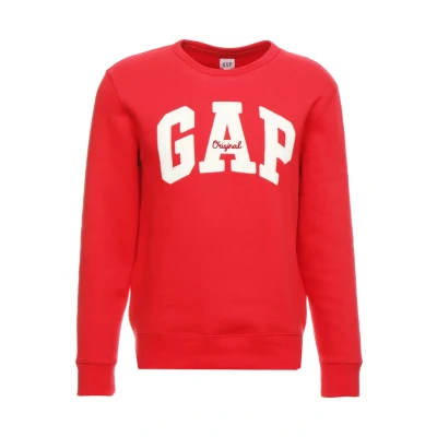 Afbeelding van GAP Original ARCH CREW Sweater Pure red, Heren, Maat: Medium, red