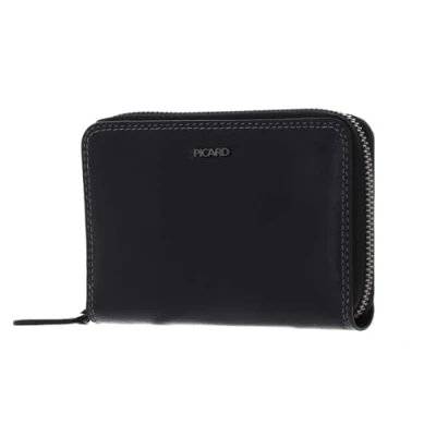 Afbeelding van Picard Heren Portemonnee Eternity1 met ritssluiting van waterbuffelleer RFID bescherming in de kleur marineblauw, 52983Z0743, navy, 14,50x10x2,