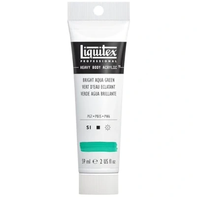 Afbeelding van Liquitex 1045660 Professional Heavy Body acrylverf in kunstenaarskwaliteit met uitstekende lichtechtheid en boterachtige consistentie, 59ml Tube, Bright Aqua Green