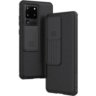 Afbeelding van Nillkin CamShield Samsung Galaxy S20 Ultra Hoesje Camera Slider Zwart