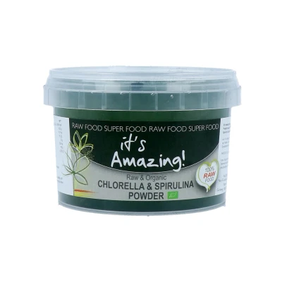 Afbeelding van It&#039;s Amazing Bio Chlorella &amp; Spirulina Poeder 125GR