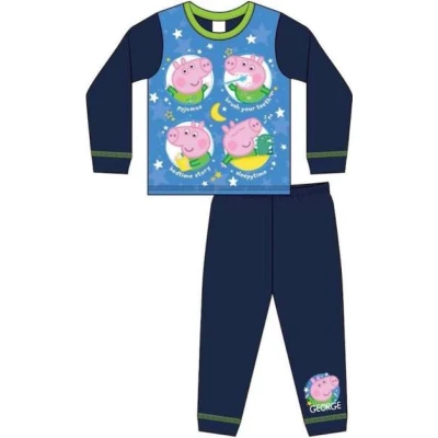 Afbeelding van George Pig pyjama blauw van Peppa Big pyama maat 86/92