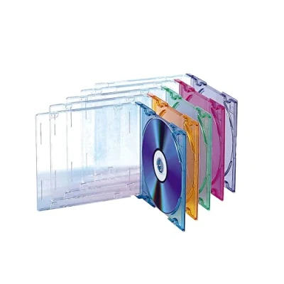 Afbeelding van T&#039;nB Dunne CDTCF25SL CD Cases Pack van 25 verschillende kleuren
