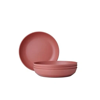 Afbeelding van Mepal diep bord Silueta 4 stuks Dinerborden Vivid mauve
