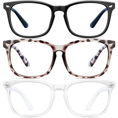 Afbeelding van Blauw Licht Blokkerende Bril Anti UV Computer Leesbril Gaming &amp; TV Bescherming tegen Vermoeide Ogen Unisex 3 stuks