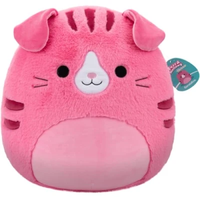 Afbeelding van Squishmallows FuzzAMallows The Cat Geraldine 40 cm pluche officiële Jazwares superzacht knuffeldier