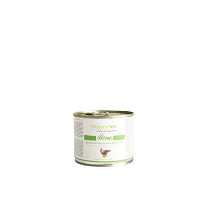 Afbeelding van OrganicVet BioVet Natvoer voor katten, biologische kalkoen met pompoen, verpakking van 6 stuks (6 x 200 g)