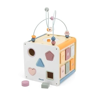 Afbeelding van PolarB Houten 8 in 1 Activiteiten Box 44098