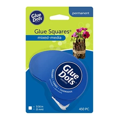 Afbeelding van Glue Dots 23680T dubbelzijdige kleefpunten, Dot &#039;n Go, 450 punten, super sterk, vierkant, 5 mm, veelzijdig gebruik, doe het zelf knutselen, mixed media en scrapbooking