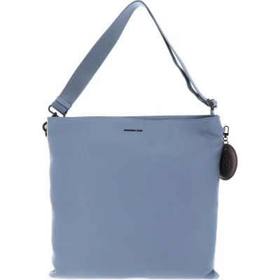 Afbeelding van MANDARINA DUCK Leren Schoudertas Mellow Leather Crossover Bag Waterfall Blauw