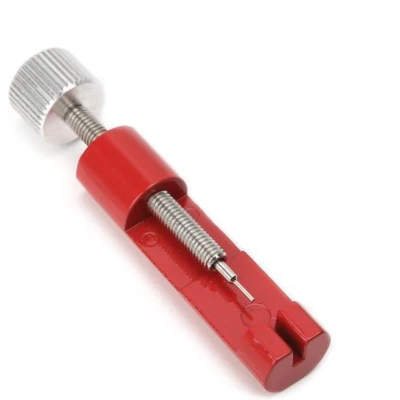 Afbeelding van Scoby Horlogeband Inkortset Schakel Pin Verwijderaar Watch Repair Tool Universeel Rood