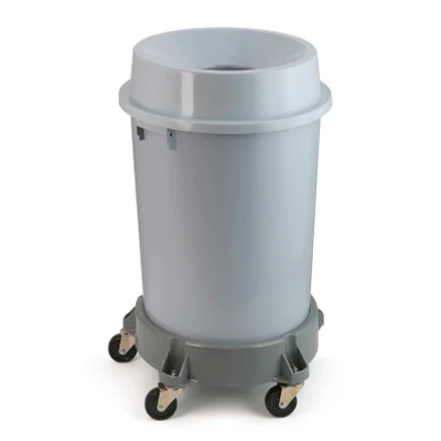 Afbeelding van Kunststof afvalbak met open top, 90 ltr