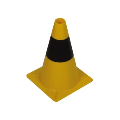 Afbeelding van GEEL/ZWARTE AFBAKENINGSKEGEL 30 cm
