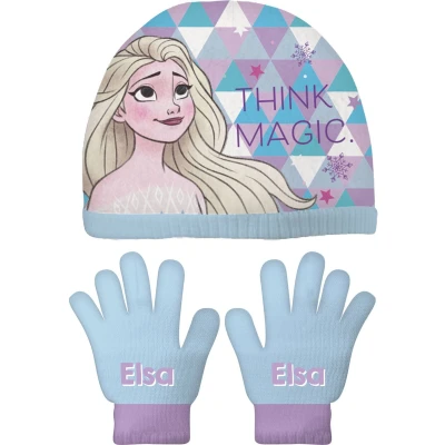 Afbeelding van Disney Winterset Frozen Ii Meisjes Katoen Blauw 3 delig One size
