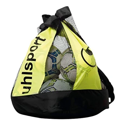 Afbeelding van Uhlsport Ballenzak voor 16 ballen maat 5 Zwart / Fluogeel