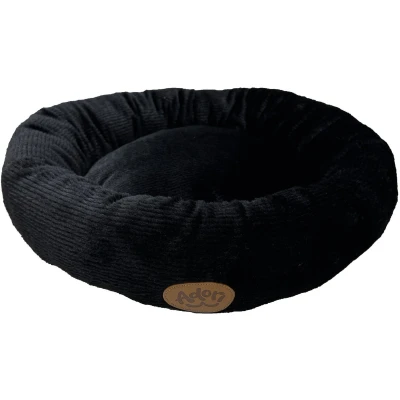 Afbeelding van Adori Donut Francien Kattenmand Ø50x12 cm Zwart Anti Slip