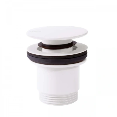 Afbeelding van Afvoerplug Tres Complementos Clickwaste Mat Wit