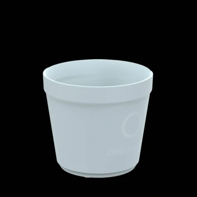 Afbeelding van Kunststof koffiebeker Circulware 20cl Lichtblauw
