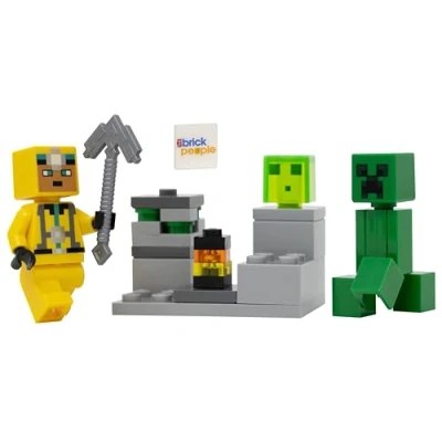 Afbeelding van LEGO Minecraft: Cave Explorer, Creeper en Slime Combo Pack 6+