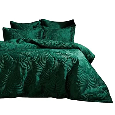 Afbeelding van Paoletti Contemporary Palmeria Kussensloop Set, Emerald, 50 x 75cm