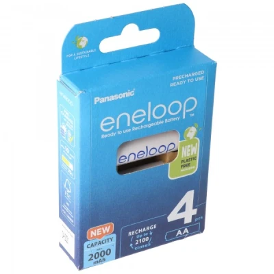Afbeelding van Sanyo eneloop batterij Mignon / AA HR 3UTG 2000mAh 4 pack