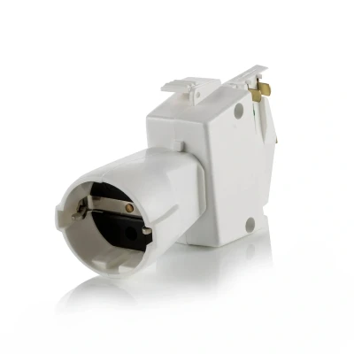 Afbeelding van GLOBAL Beschermcontact adapter 3 fasen railsysteem Noa