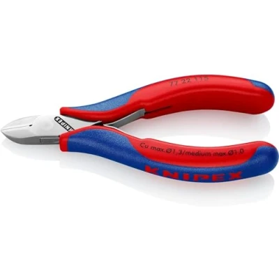 Afbeelding van Knipex Werk 77 22 115 SB Elektronica en fijnmechanica Zijkniptang Zonder facet mm