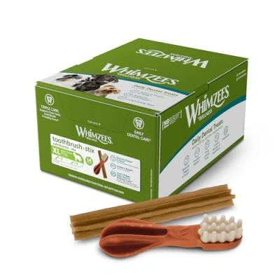 Afbeelding van WHIMZEES By Wellness Gemengde diversiteitsbox, kauwstangen voor zeer grote honden tandverzorging, maat XL, 14 stuks, zonder toegevoegde suiker, graanvrij, natuurlijk, vetarm