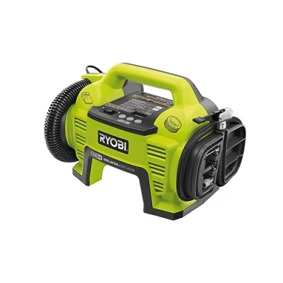 Afbeelding van Ryobi R18I 0 One Compressor, Energieklasse A, Alleen Apparaat, Zwart/Groen