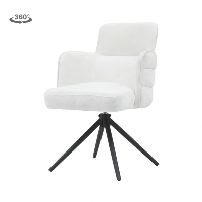 Afbeelding van Rumo Armstoel fabric ATS118 2 ecru (draaibaar)