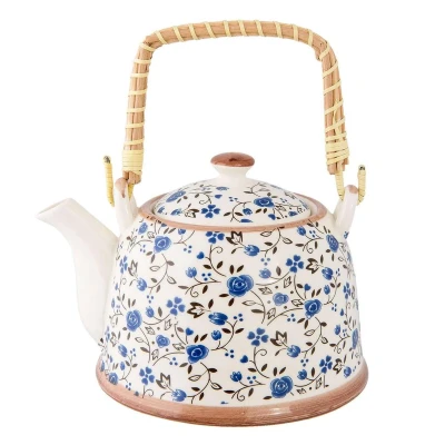Afbeelding van Clayre &amp; Eef Blauwe Theepot 18*14*12 cm / 700 ml 6CETE0011