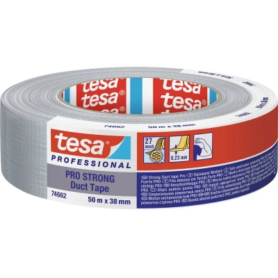 Afbeelding van tesa Duct Tape Pro Strong 66462 00004 00 Reparatietape Grijs (l x b) 50 m 38 mm 1 stuk(s)