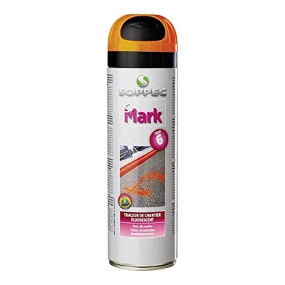 Afbeelding van 12 stuks Markeringsverf Soppec S mark Oranje Spuitbus 500ml