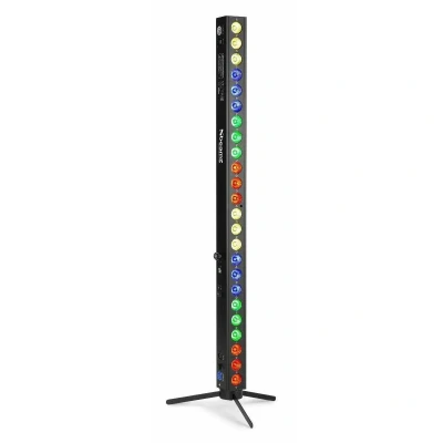 Afbeelding van BeamZ BBB243 LED BAR met accu en 24 RGB LED&#039;s van 3W