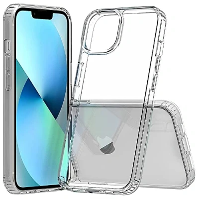 Afbeelding van JT Berlin Pankow Clear Backcover Apple iPhone 14 Transparant Inductieve lading