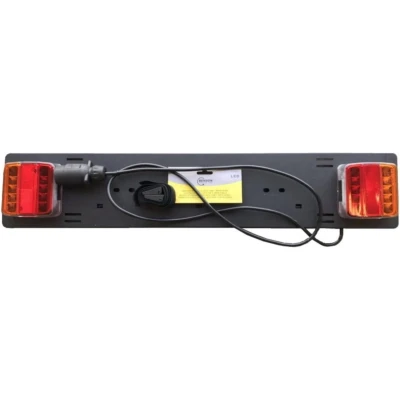 Afbeelding van Benson LED Verlichtingsbalk Zwart 75 cm met 1.5 meter Kabel 7 Polige Stekker