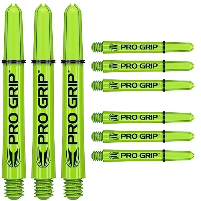 Afbeelding van Target Darts 3 x Sets van Groen Pro Grip Schacht Intermediair 9 in Totaal