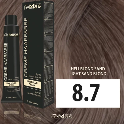 Afbeelding van Femmas (8.7) Haarverf Lichtblond Zand 100ml