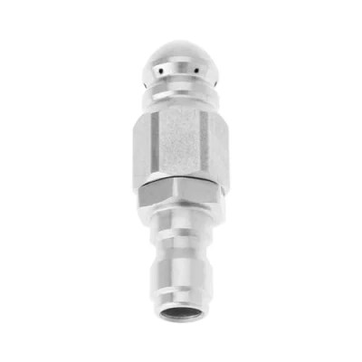 Afbeelding van ECSiNG 1 stks 1/4 &quot;Quick Connect Slang Nozzle Riool Jetter Kit Afvoer Reiniging Jet Rvs Hogedrukreiniger Nozzle, 5000 PSI
