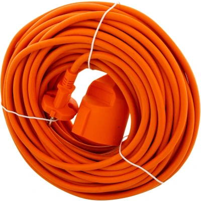 Afbeelding van Verlengsnoer oranje 2 x 1 mm2 L= 20 m